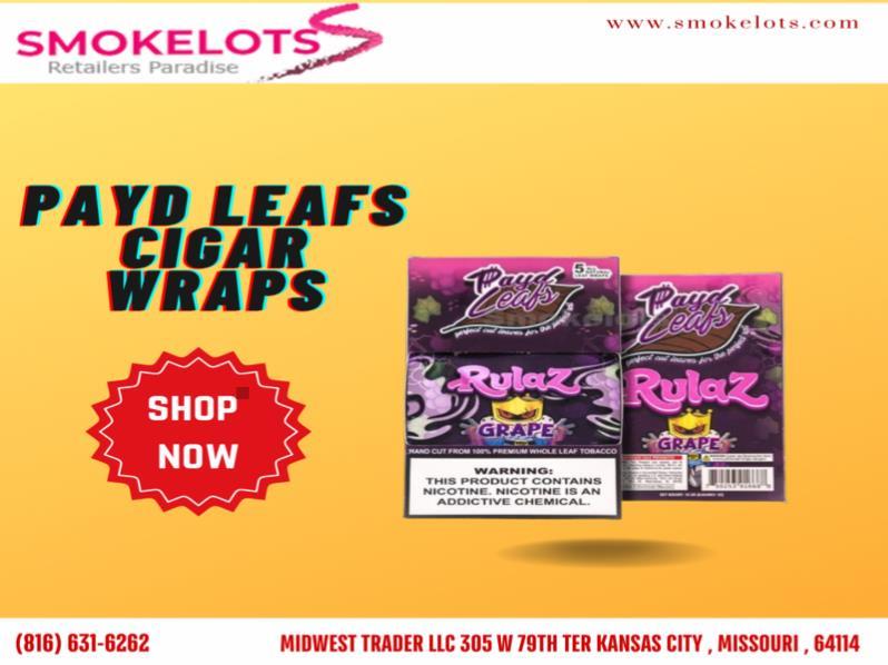 Payd Leafs Cigar Wraps available in Kansas city 